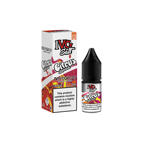 New! I VG Salt 20mg 10ml Nic Salt (50VG/50PG)